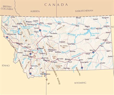 map of montana with cities|Montana Maps & Facts .